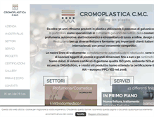 Tablet Screenshot of cromoplasticacmc.it